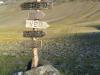 Sign with directions