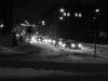 Traffic in snow
