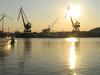 Sunset in the harbour