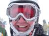 Snowy snowboarder
