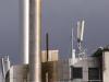 Chimneys on a dark sky