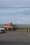 <b>Pojkdröm?</b><br>När vi stod och väntade på bussen dök flygplatsens brandbilar upp på andra sidan staketet. De stannade och körde en stund med sina stora sprutor på taket. Sånt drömde man om med leksaksbilarna som liten.<br>Tagen 08:55 den 28 maj 2010 av Karl-Petter Åkesson