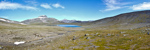 <b>Panorama Battajavri</b><br>Ett panorama ned mot sjön. Vi har börjat gå upp mot passet vid Stuor Avrrik och tittar tillbaka.<br>Tagen 10:35 den 29 juli 2010 av Karl-Petter Åkesson