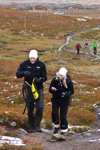 <b>Jonas och Elisabeth</b><br>Deras första vandring här kring Storulvån och Jämtland men direkt bitna, det kommer bli mer<br>Tagen 13:53 den 21 september 2012 av Karl-Petter Åkesson